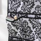 Органайзер подвесной с карманами «Вензель», 40×90 см, 12 отделений, цвет чёрно-белый - Фото 3