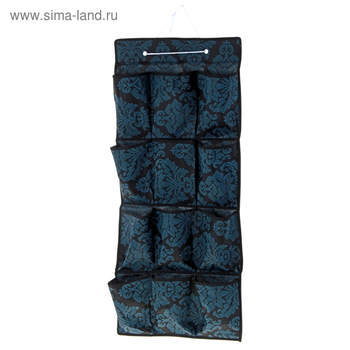 Органайзер подвесной с карманами, 12 отделений, цвет бежевый - Фото 1