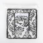 Кофр подвесной «Вензель», 5 отделений, 30×30×80 см, цвет чёрно-белый - Фото 3