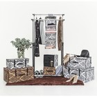 Короб стеллажный для хранения с крышкой 45х30х20 см «Вензель», цвет коричнево-бежевый - Фото 2