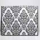 Короб стеллажный для хранения с крышкой «Вензель», 50×40×30 см, цвет чёрно-белый - Фото 5