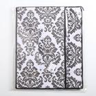 Короб стеллажный для хранения с крышкой «Вензель», 50×40×30 см, цвет чёрно-белый - Фото 6