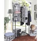 Короб стеллажный для хранения с крышкой «Вензель», 50×40×30 см, цвет чёрно-белый - Фото 8