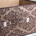 Короб стеллажный для хранения с крышкой «Вензель», 60×40×30 см, цвет коричнево-бежевый - Фото 3