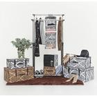 Короб стеллажный для хранения с крышкой «Вензель», 60×40×30 см, цвет коричнево-бежевый - Фото 6