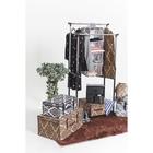 Короб стеллажный для хранения с крышкой «Вензель», 60×40×30 см, цвет коричнево-бежевый - Фото 7