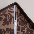 Органайзер для хранения белья с крышкой «Вензель», 12 отделений, 30×20×10 см, цвет коричнево-бежевый - Фото 3