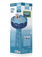 Бассейн каркасный Steel Pro, 366×76 см, круглый, 56706 Bestway - Фото 13