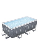 Бассейн каркасный Power Steel, 412×201×122 см, фильтр-насос, лестница, прямоугольный, 56722 Bestway - Фото 8