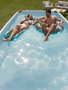 Бассейн каркасный Power Steel, 412×201×122 см, фильтр-насос, лестница, прямоугольный, 56722 Bestway - Фото 14