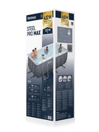 Бассейн каркасный Bestway Power Steel 56722, 412×201×122 см, фильтр-насос, лестница, диспенсер, прямоугольный 5309858 - фото 4517484