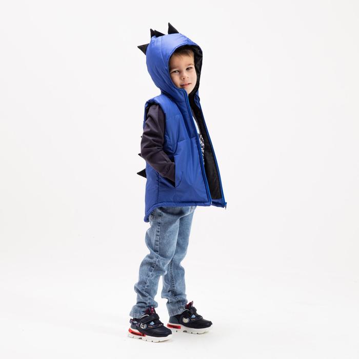 Жилет детский, цвет василёк, рост 86-92 см - Фото 1