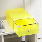 Короб для хранения выдвижной «Моно», 31×20×10,5 см, цвет жёлтый - Фото 2
