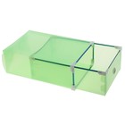 Короб для хранения выдвижной 20х31х11 см "Моно" цвет зеленый - Фото 2