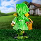 Садовая фигура "Девочка с корзинкой в руке" 33х20см - фото 22457504