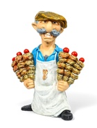 Садовая фигура из полистоуна «Шашлычник», 60×29×40 см 6255370 - фото 319934255