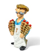 Садовая фигура из полистоуна «Шашлычник», 60×29×40 см 6255370 - фото 319934260