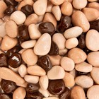 Грунт декоративный галька микс: шоколад-какао-крем-брюле 800г фр. 8-12 мм - фото 6378475