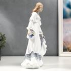 Фигурка керамика «Девушка со шляпкой», цветной, 35.5×12×16 см - Фото 3