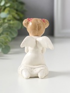 Фигурка керамика «Ангел-девочка с хвостиками: молитва», 8.5×6×6.5 см - Фото 3