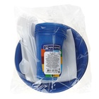 Набор пластиковой одноразовой посуды Мистерия «Премиум», 6 персон, МИКС - Фото 11