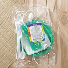 Набор пластиковой одноразовой посуды Мистерия «Премиум», 6 персон, МИКС - Фото 14