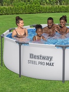 Бассейн каркасный Steel Pro Max, 305×76 см, с фильтр-насосом, круглый, 56408 Bestway - Фото 11
