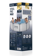Бассейн каркасный Steel Pro Max, 305×76 см, с фильтр-насосом, круглый, 56408 Bestway - Фото 15