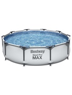 Бассейн каркасный Steel Pro Max, 305×76 см, с фильтр-насосом, круглый, 56408 Bestway - Фото 16