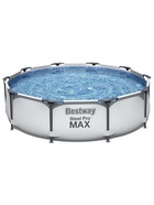 Бассейн каркасный Steel Pro Max, 305×76 см, с фильтр-насосом, круглый, 56408 Bestway - Фото 5