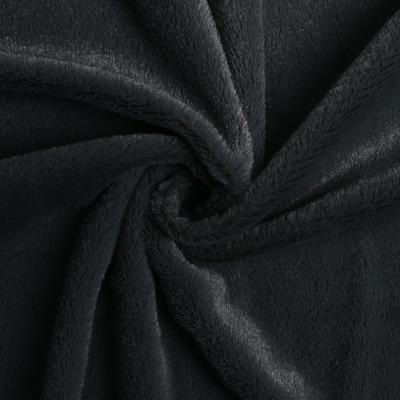 Ткань для рукоделия, мех, тёмно-серая, лоскут 50×50 см