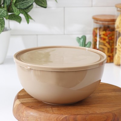 Салатник с крышкой Plastic Centre Galaxy, 2.5 л, пластик, МИКС