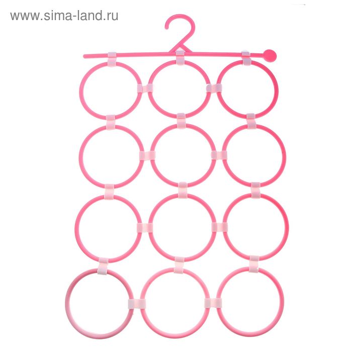 Плечики для галстуков и шарфов «Гелиос», цвет МИКС - Фото 1