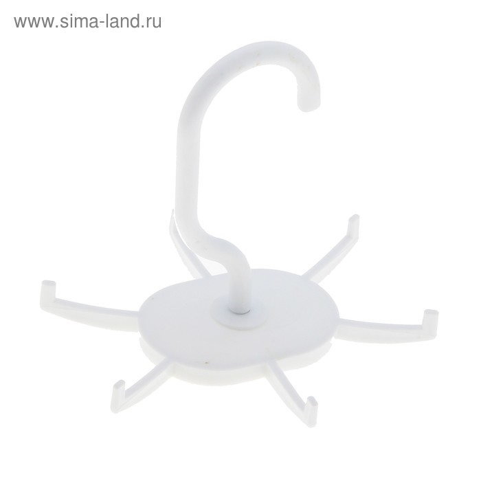 Вешалка для ремней «Статус», цвет белый - Фото 1