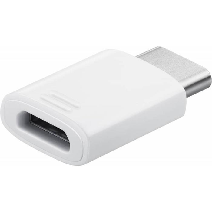 Переходник Samsung EE-GN930KWRGRU, microUSB - USB Type-C, белый - Фото 1