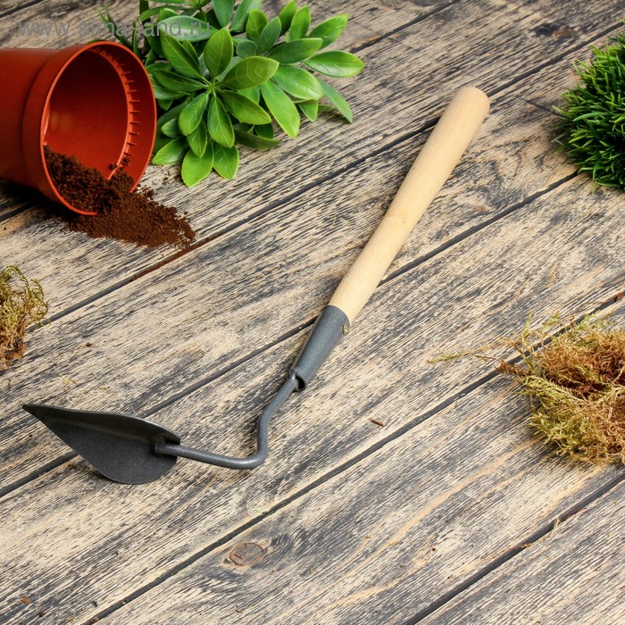 Бороздовичок, длина 46 см, деревянная ручка - Фото 1