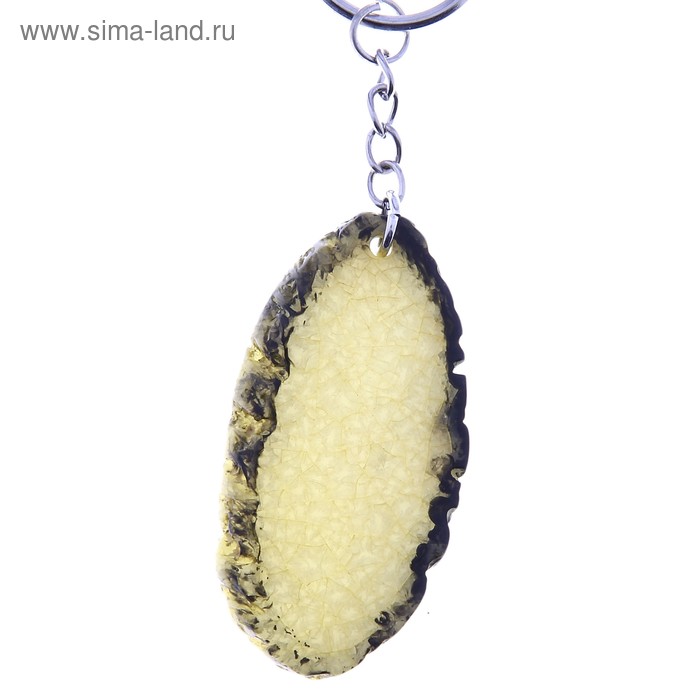 Брелок пластик п/камень овал - Фото 1