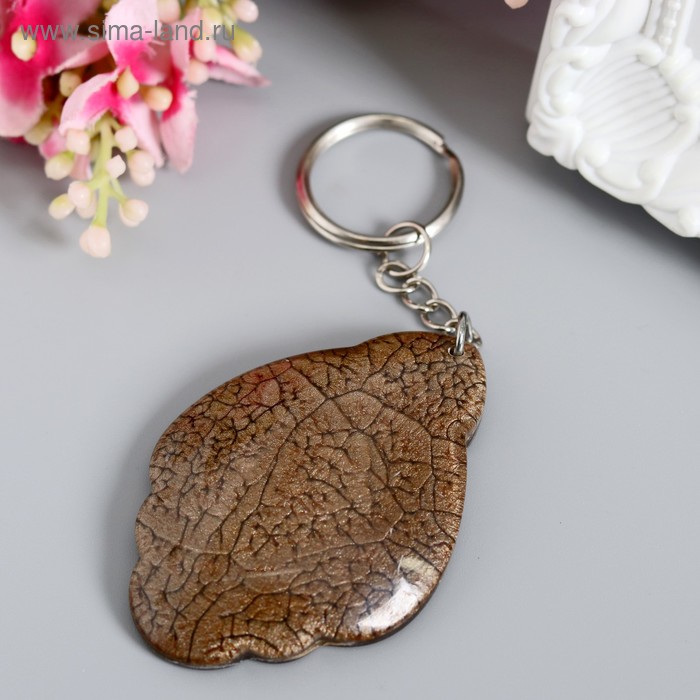 Брелок пластик п/камень форма - Фото 1