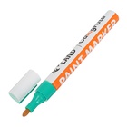 Маркер-краска, лаковый наконечник, пулевидный 4 мм, ширина линии 2.5 мм, зеленая, цена за 1 штуку - Фото 8