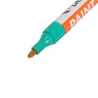 Маркер-краска, лаковый наконечник, пулевидный 4 мм, ширина линии 2.5 мм, зеленая, цена за 1 штуку - Фото 9