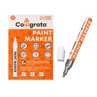 Маркер-краска, лаковый наконечник, пулевидный 4 мм, ширина линии 2.5 мм, серебристая, цена за 1 штуку - Фото 6