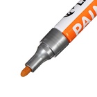 Маркер-краска, лаковый наконечник, пулевидный 4 мм, ширина линии 2.5 мм, серебристая, цена за 1 штуку - Фото 8