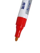 Маркер-краска, лаковый наконечник, пулевидный 4 мм, ширина линии 2.5 мм, красная, цена за 1 штуку - Фото 12