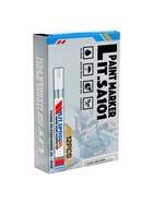 Маркер-краска, лаковый наконечник, пулевидный 4 мм, ширина линии 2.5 мм, красная, цена за 1 штуку - Фото 17