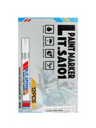 Маркер-краска Calligrata, лаковый, белый, узел 4 мм, ширина линии 2.5 мм - Фото 18