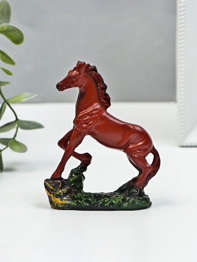 Фигурка полистоун «Конь на камне», 10×8×3 см