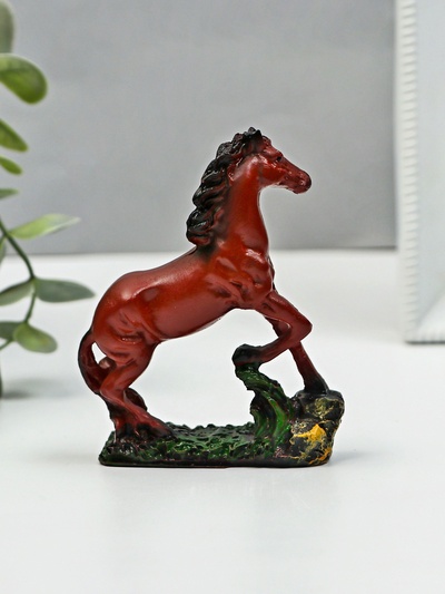 Фигурка полистоун «Конь на камне», 10×8×3 см