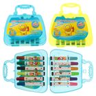 Фломастеры 12 цветов МИНИ в пластиковой сумочке,вентилируемый колпачок,Школа талантов - Фото 1