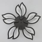 Люстра с ПДУ 71107/5BK LED 130Вт 3000-6000К диммер черный 64х64х10 см BayerLux - фото 40518244