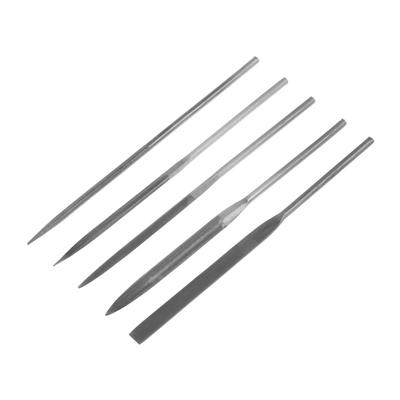 Набор надфилей ЛОМ, металлические рукоятки, 70×160×4 мм, 5 шт.